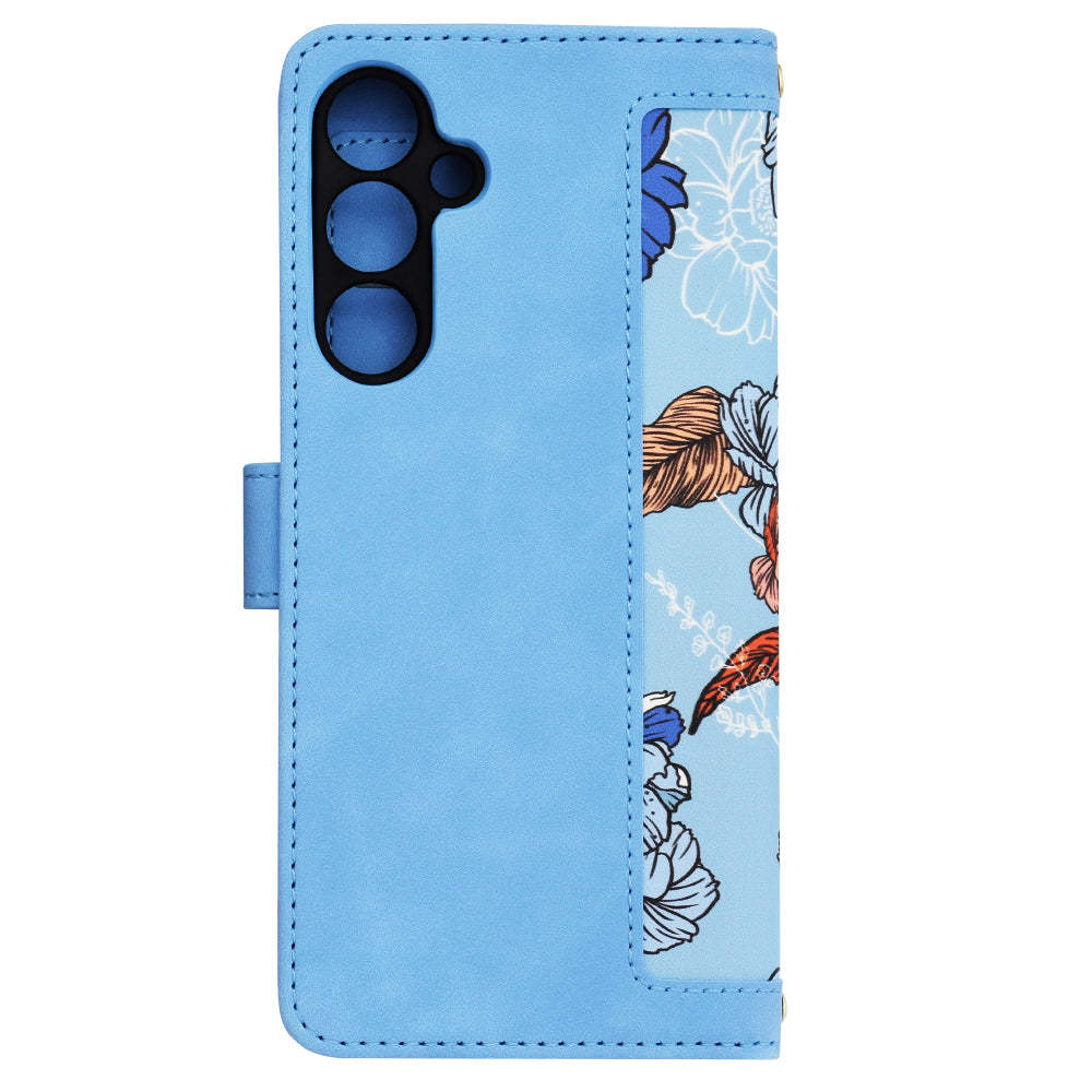 Custodia per Samsung Galaxy A35 5G A356, Techsuit, FlipCraft, Blu