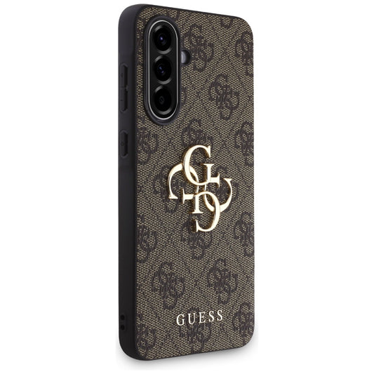 Custodia per Samsung Galaxy A36 A366, Guess, 4G Big Logo, Marrone