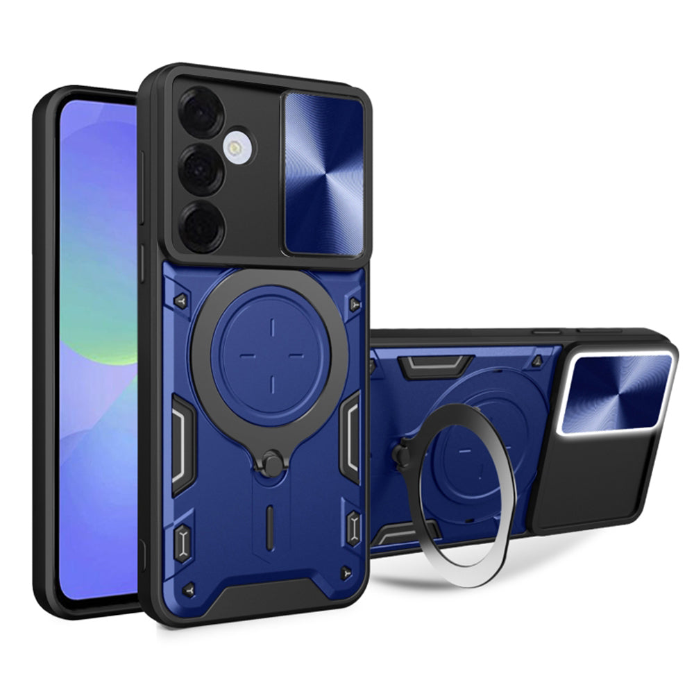 Custodia per Samsung Galaxy A36 A366, Techsuit, CamGuard Pro, Blu