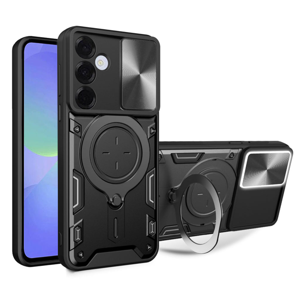 Custodia per Samsung Galaxy A36 A366, Techsuit, CamGuard Pro, Nera