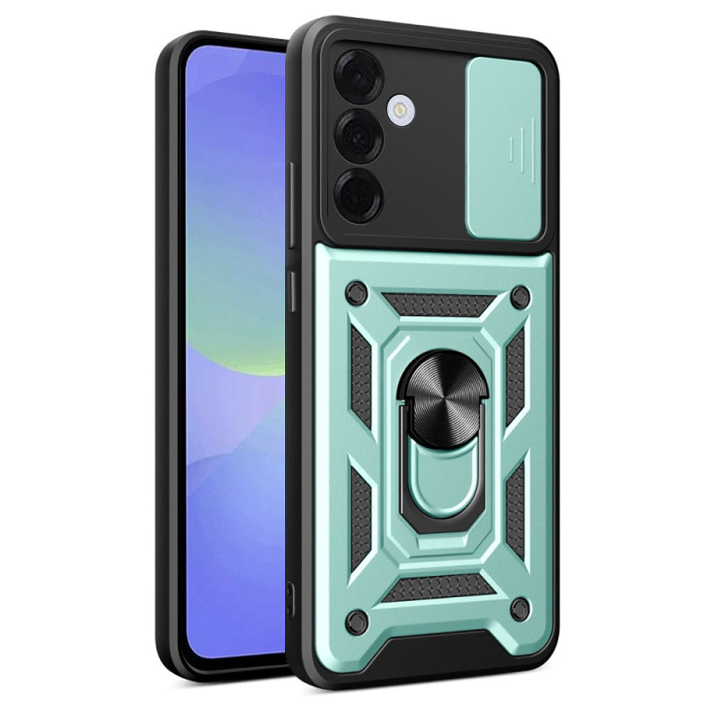 Custodia per Samsung Galaxy A36 A366, Techsuit, CamShield, Verde