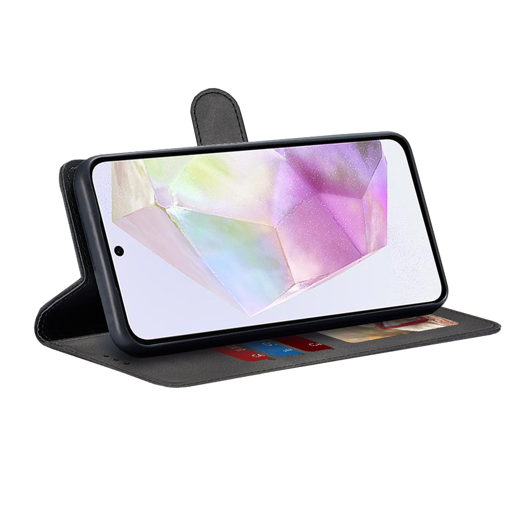 Custodia per Samsung Galaxy A36 A366, Techsuit, Diary Book, Nera