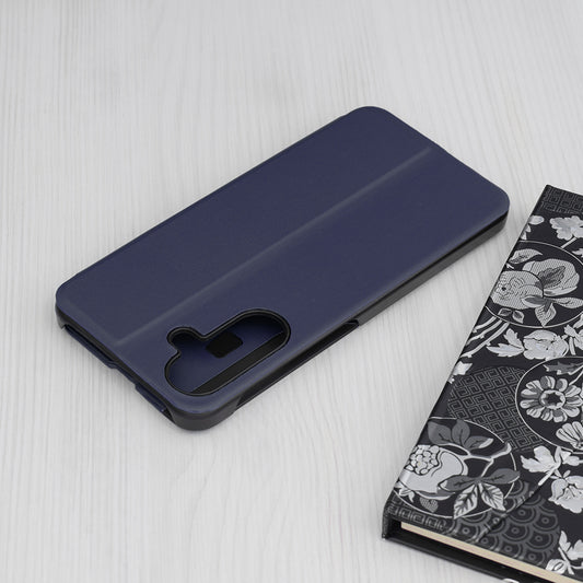 Custodia per Samsung Galaxy A36 A366, Techsuit, eFold, Blu Scuro