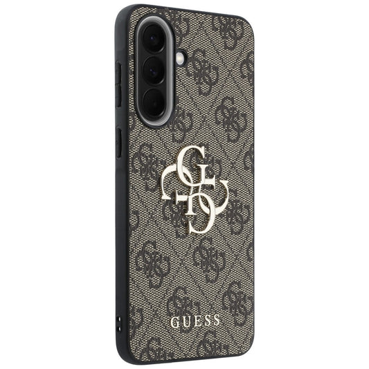 Custodia per Samsung Galaxy A37 5G, Guess, 4G Big Logo, Marrone