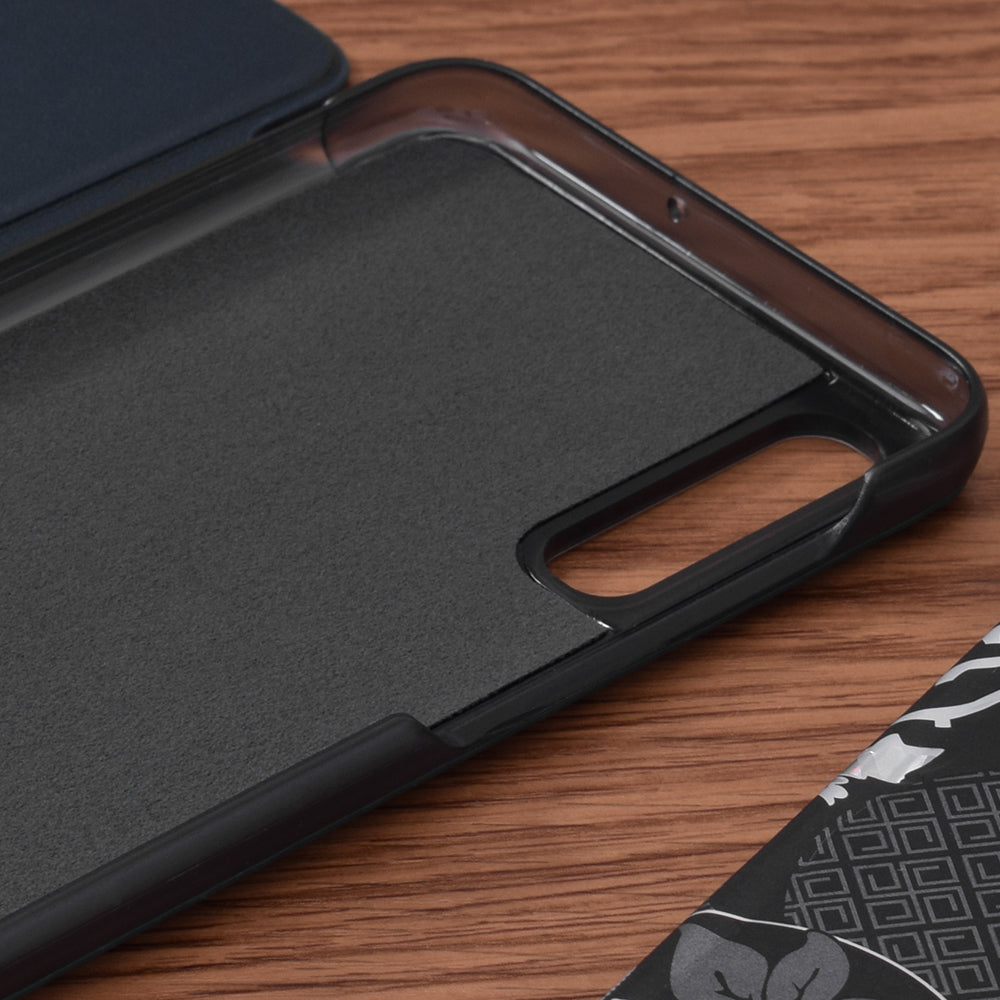 Custodia per Samsung Galaxy A50s A507 / A30s A307 / A50 A505, Techsuit, eFold, Blu Scuro