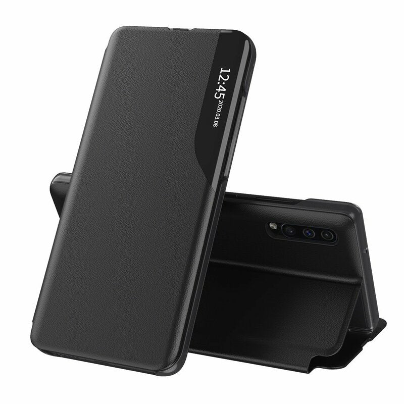 Custodia per Samsung Galaxy A50s A507 / A30s A307 / A50 A505, Techsuit, eFold, Nera