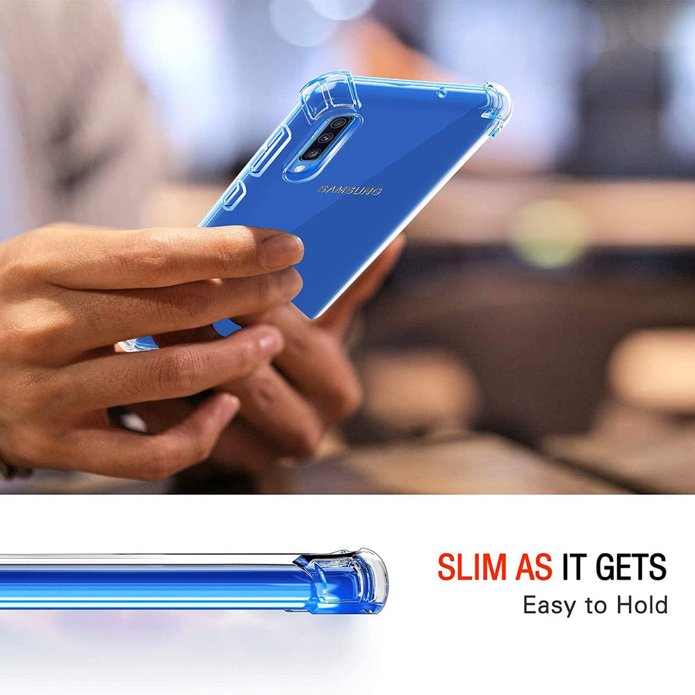Custodia per Samsung Galaxy A50s A507 / A30s A307 / A50 A505, Techsuit, Shockproof Clear, Trasparente