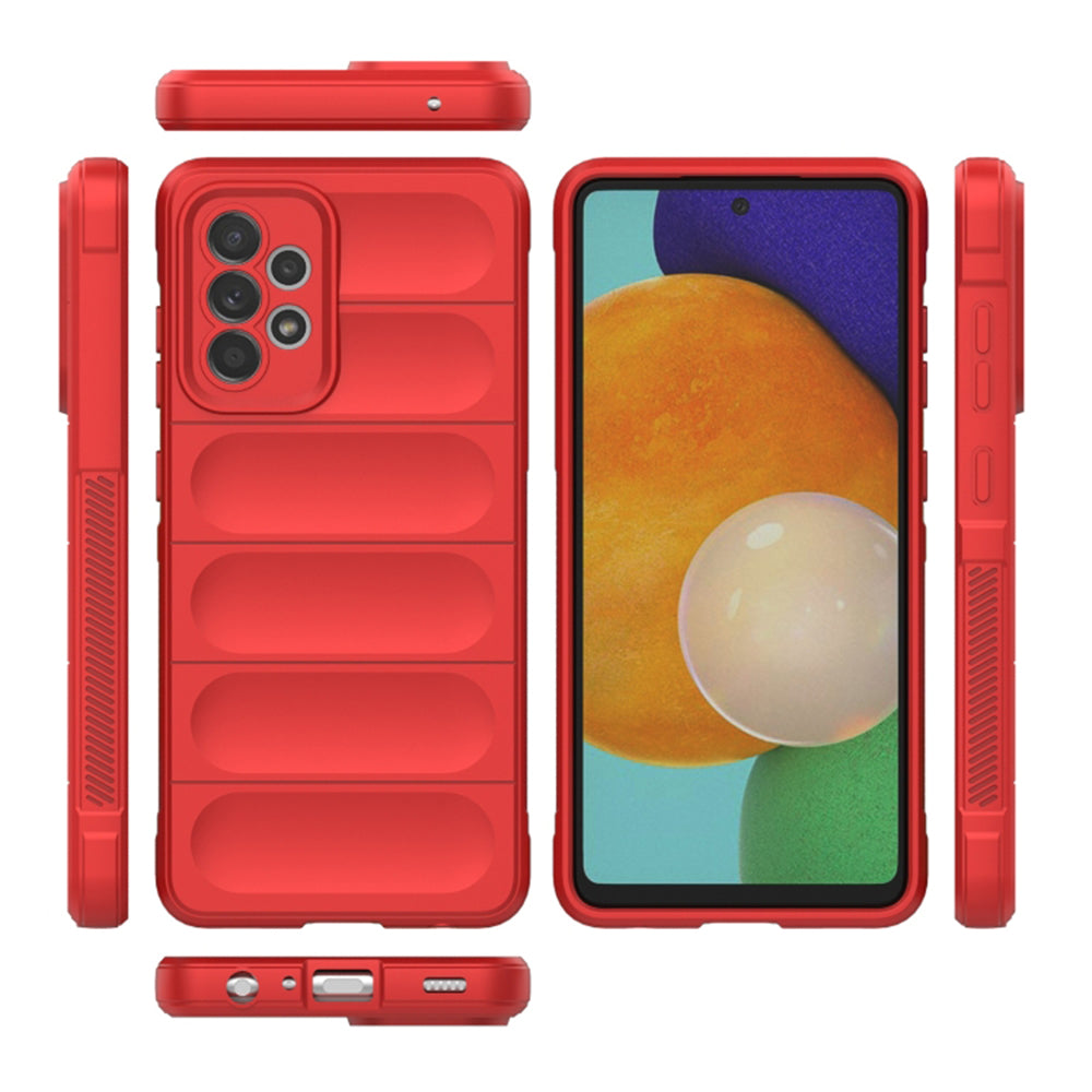 Custodia per Samsung Galaxy A52s 5G A528 / A52 5G A526 / A52 A525, Techsuit, Magic Shield, Nera