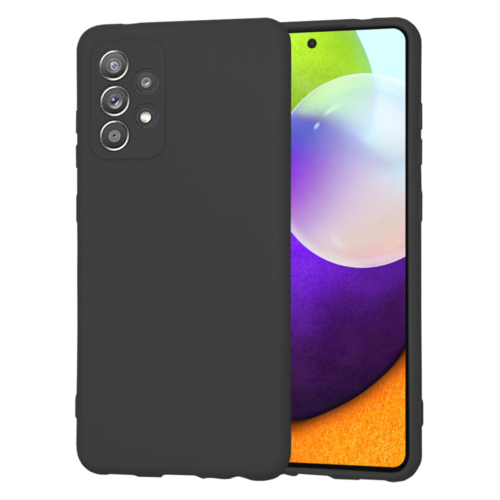 Custodia per Samsung Galaxy A52s 5G A528 / A52 5G A526 / A52 A525, Techsuit, SoftFlex, Nera