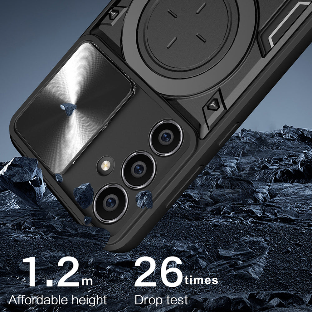 Custodia per Samsung Galaxy A54 A546, Techsuit, CamGuard Pro, Nera