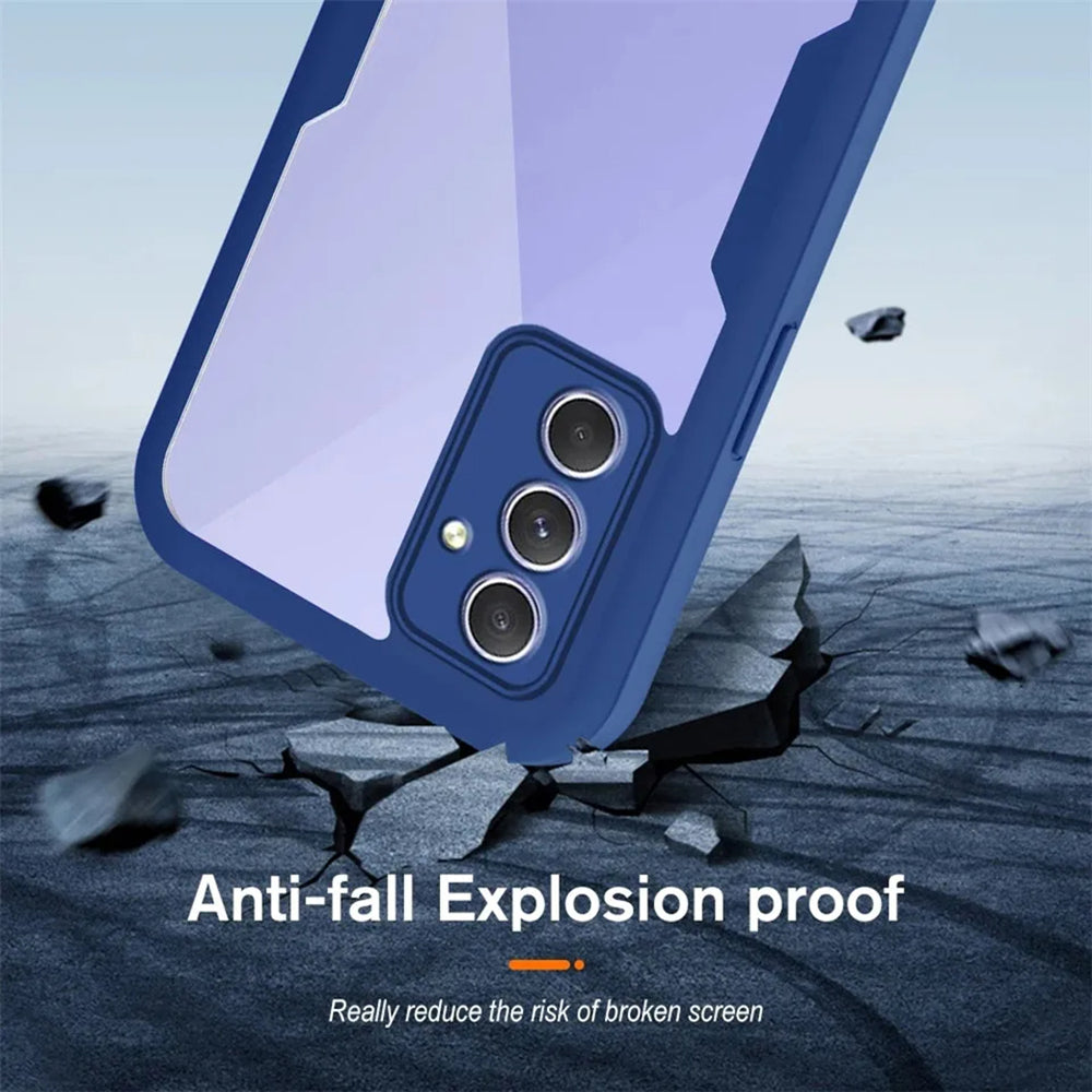 Custodia per Samsung Galaxy A54 A546, Techsuit, ColorVerse 360, Nera