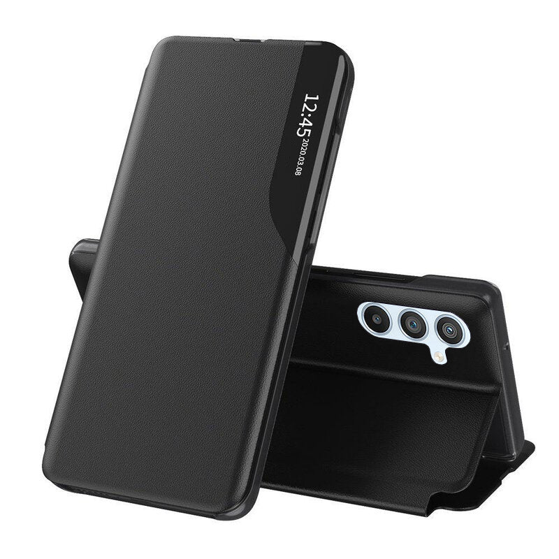 Custodia per Samsung Galaxy A54 A546, Techsuit, eFold, Nera