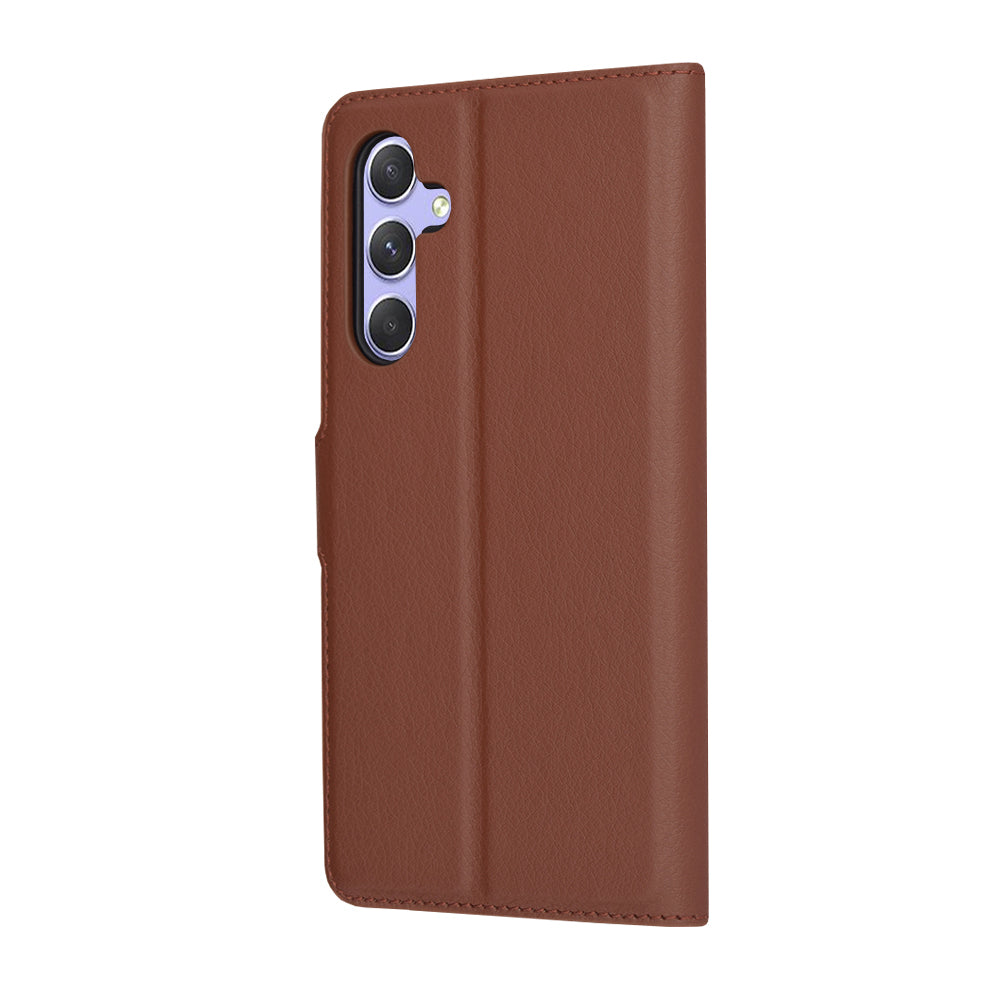 Custodia per Samsung Galaxy A54 A546, Techsuit, Leather Folio, Marrone