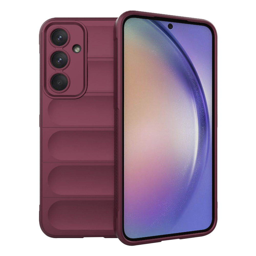 Custodia per Samsung Galaxy A54 A546, Techsuit, Magic Shield, Vinaccia