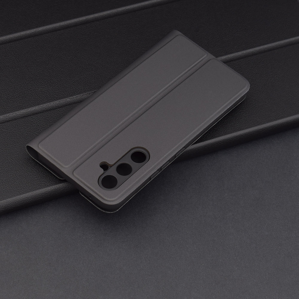 Custodia per Samsung Galaxy A54 A546, Techsuit, Magskin Book, Nera