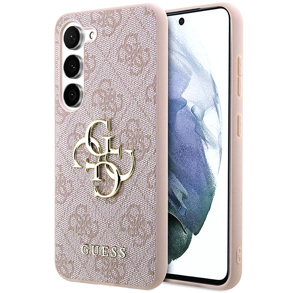 Custodia per Samsung Galaxy A55 5G A556, Guess, 4G Big Logo, Rosa