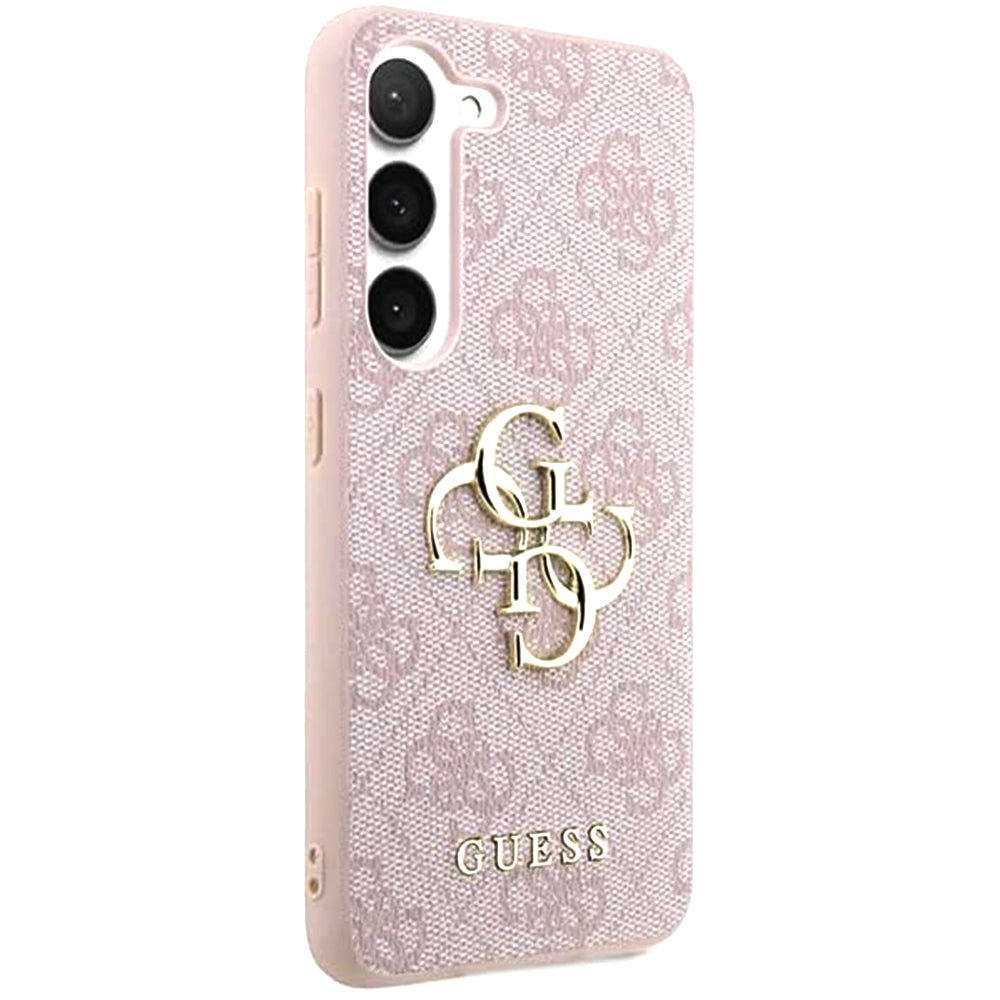 Custodia per Samsung Galaxy A55 5G A556, Guess, 4G Big Logo, Rosa
