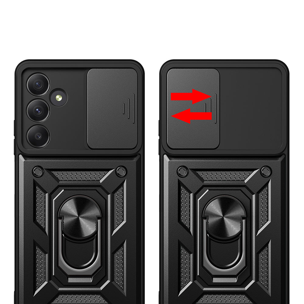 Custodia per Samsung Galaxy A55 5G A556, Techsuit, CamShield, Blu