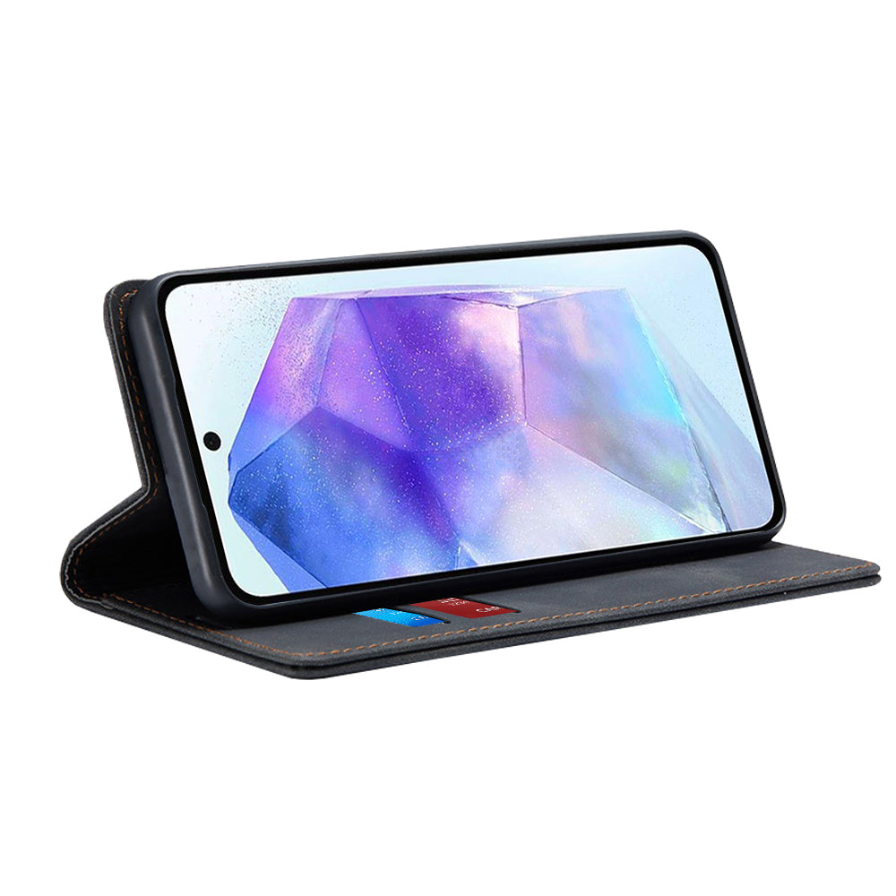 Custodia per Samsung Galaxy A55 5G A556, Techsuit, Confy, Nera