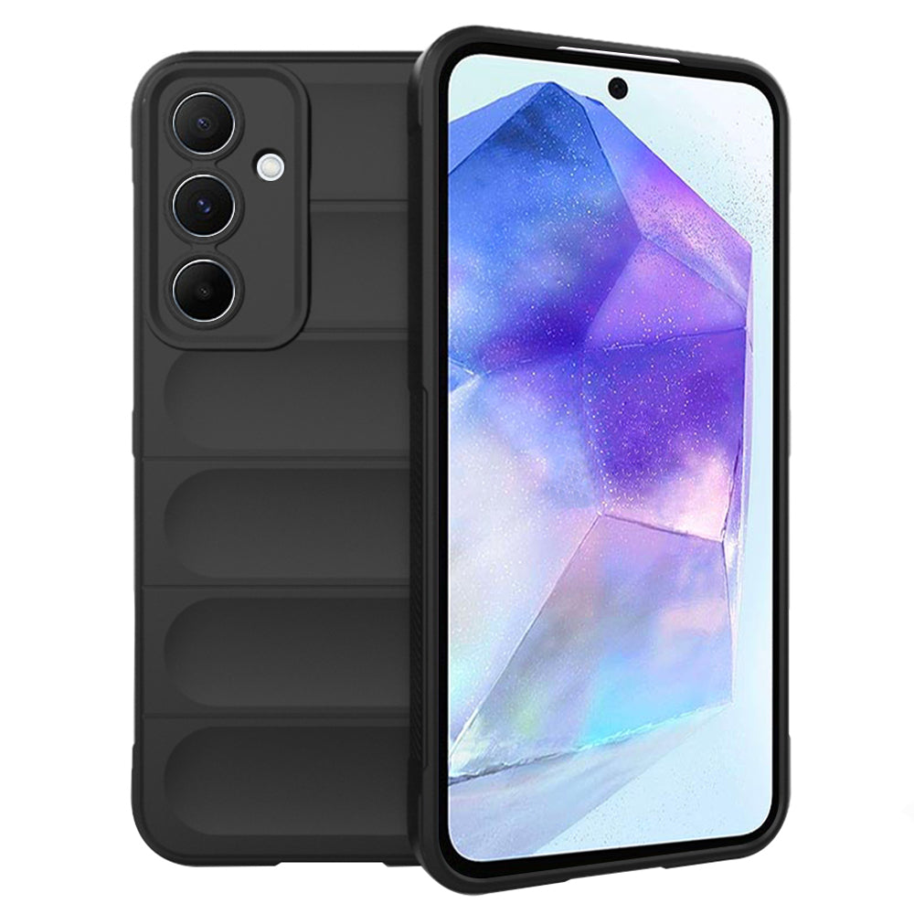 Custodia per Samsung Galaxy A55 5G A556, Techsuit, Magic Shield, Nera