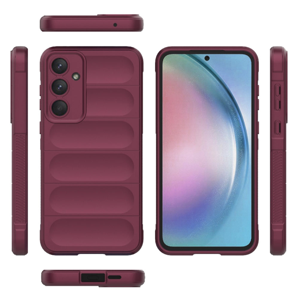 Custodia per Samsung Galaxy A55 5G A556, Techsuit, Magic Shield, Verde