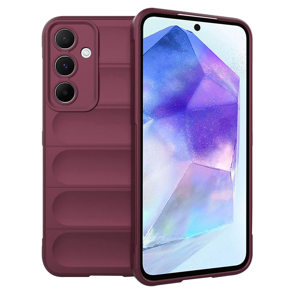 Custodia per Samsung Galaxy A55 5G A556, Techsuit, Magic Shield, Vinaccia