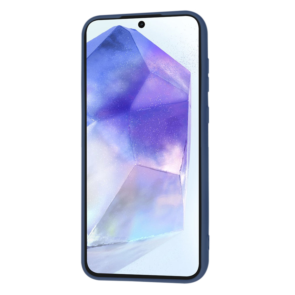 Custodia per Samsung Galaxy A55 5G A556, Techsuit, SoftFlex, Blu Navy
