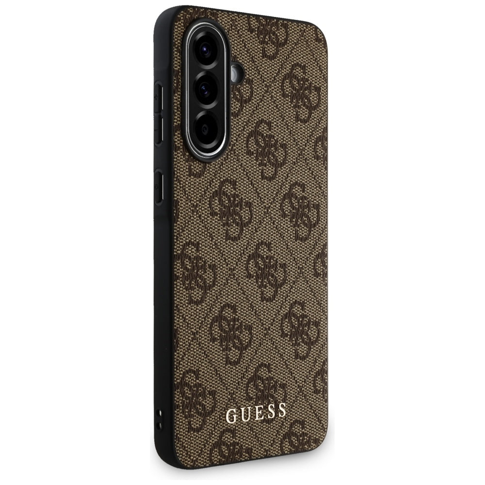 Custodia per Samsung Galaxy A56 A566, Guess, 4G Classic, Marrone