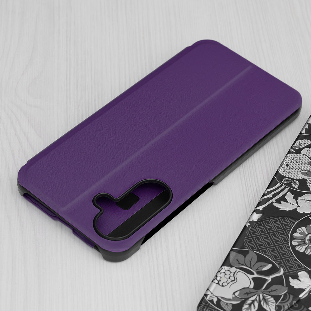 Custodia per Samsung Galaxy A56 A566, Techsuit, eFold, Viola