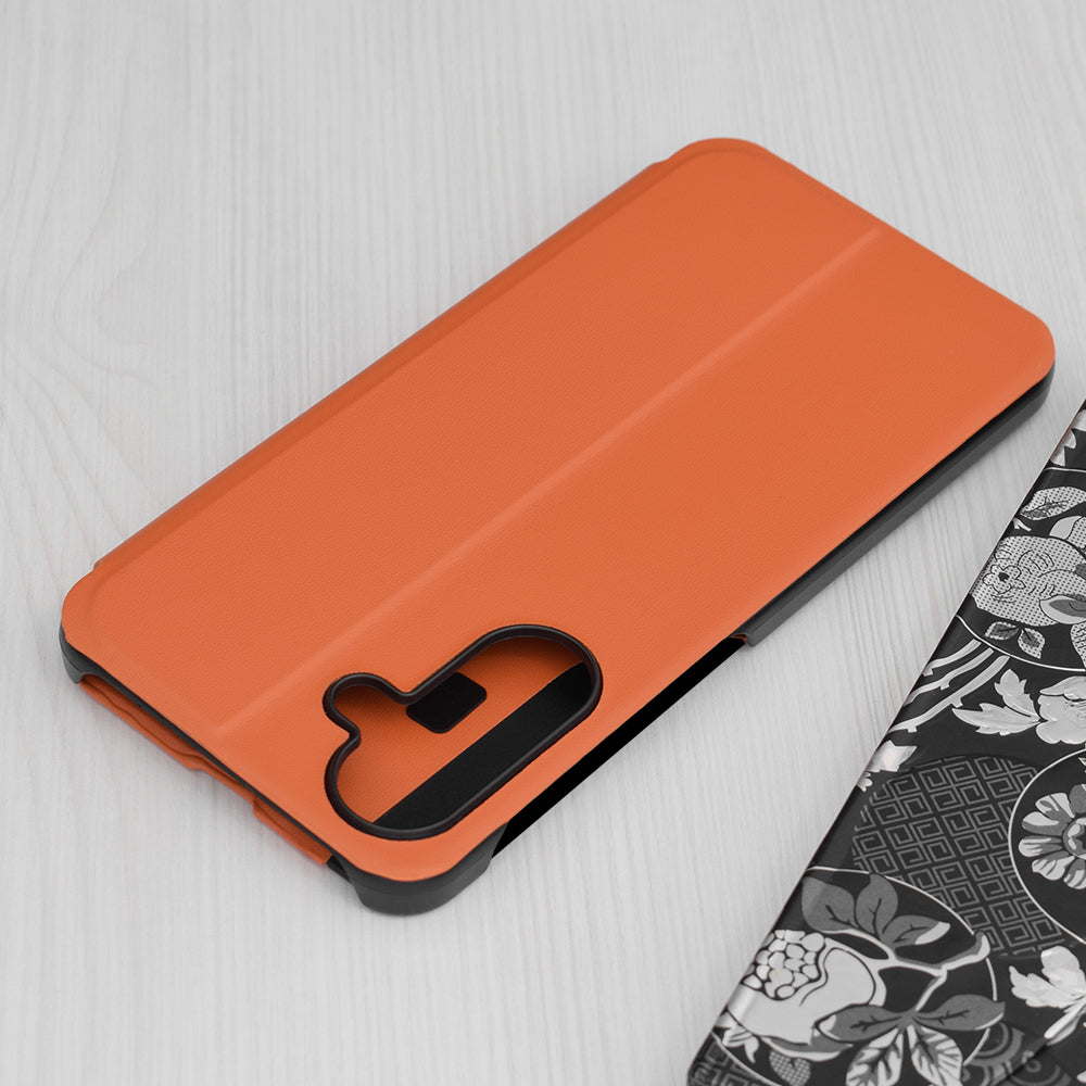 Custodia per Samsung Galaxy A56 A566, Techsuit, eFold, Arancione