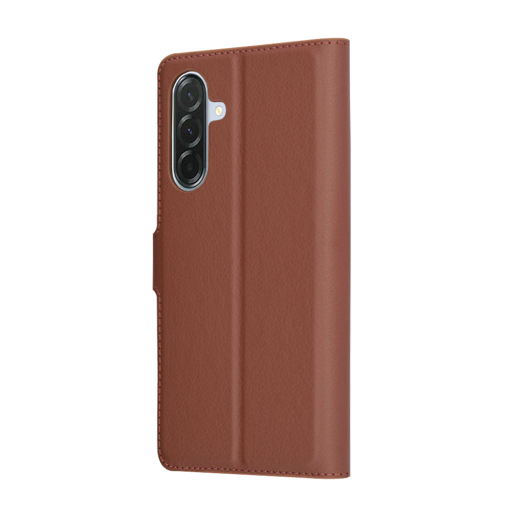 Custodia per Samsung Galaxy A56 A566, Techsuit, Leather Folio, Marrone