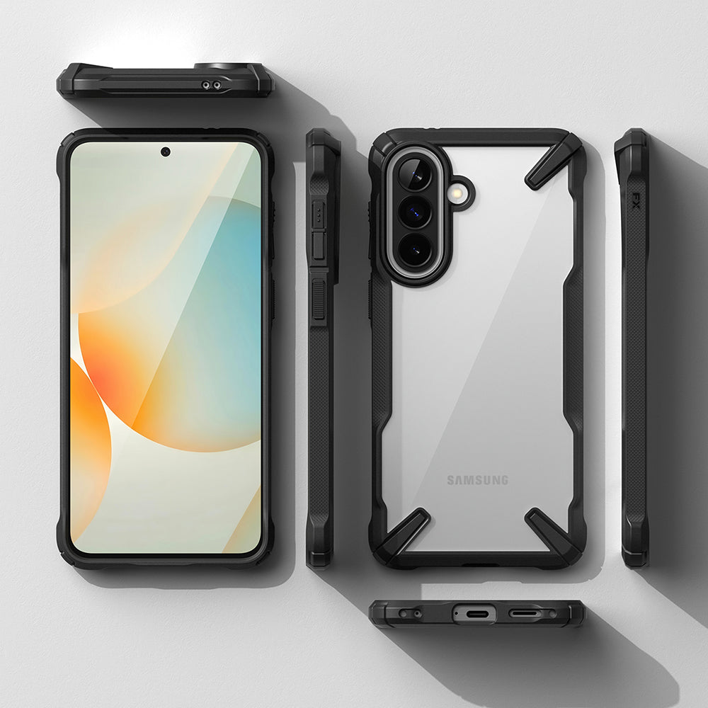 Custodia per Samsung Galaxy A57 5G, Ringke, Fusion X, Nera
