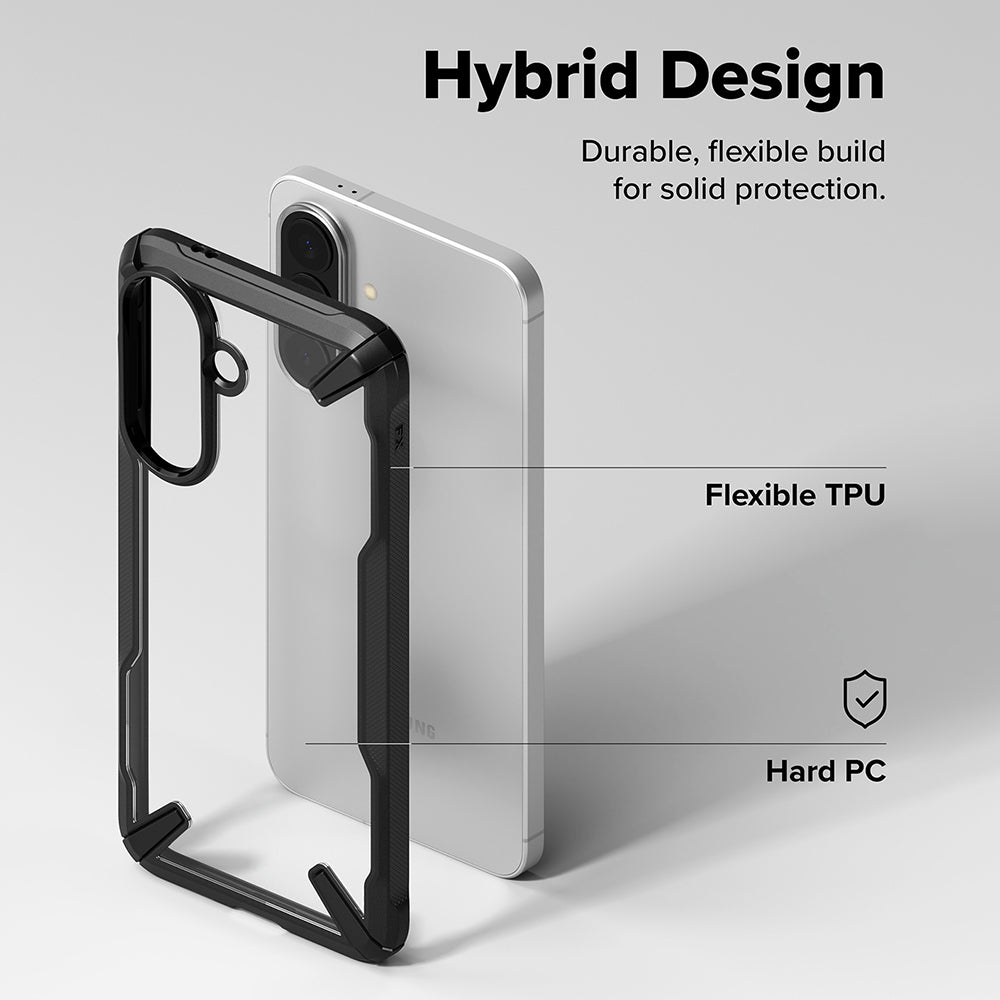 Custodia per Samsung Galaxy A57 5G, Ringke, Fusion X, Nera