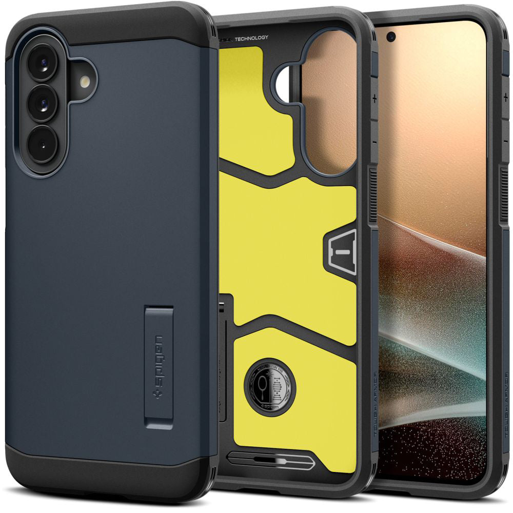 Custodia per Samsung Galaxy A57 5G, Spigen, Tough Armor, Blu ACS11126