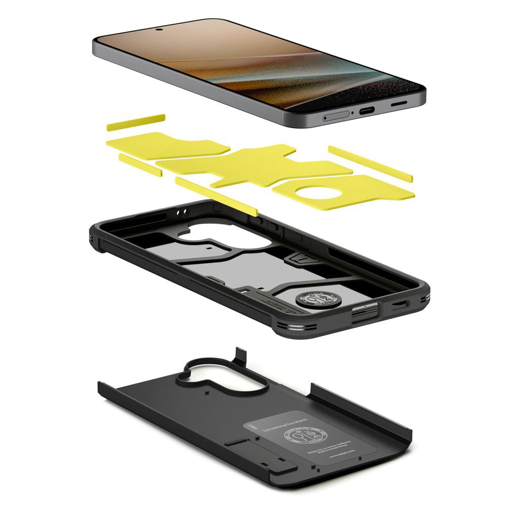 Custodia per Samsung Galaxy A57 5G, Spigen, Tough Armor, Nera ACS11125