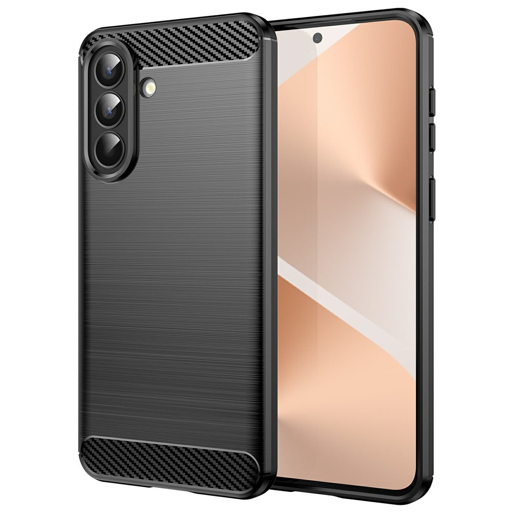 Custodia per Samsung Galaxy A57 5G, Techsuit, Carbonio, Nera