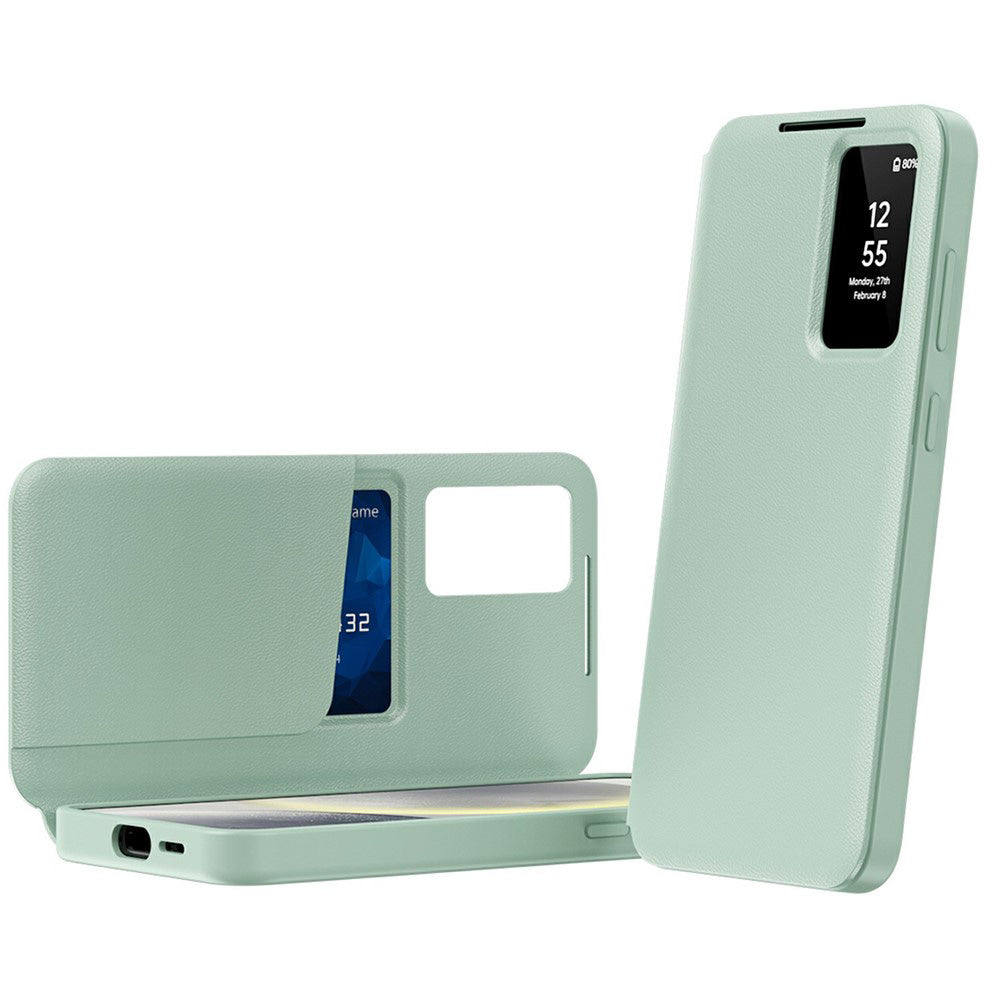 Custodia per Samsung Galaxy A57 5G, Techsuit, SmartView, Verde