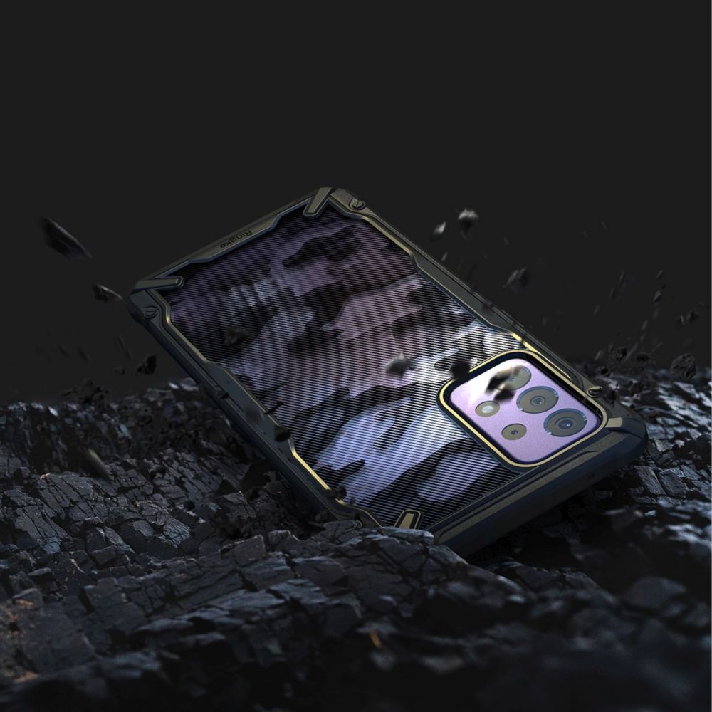 Custodia per Samsung Galaxy A72 A725 / A72 5G A726, Ringke, Fusion X Design, Camuffamento