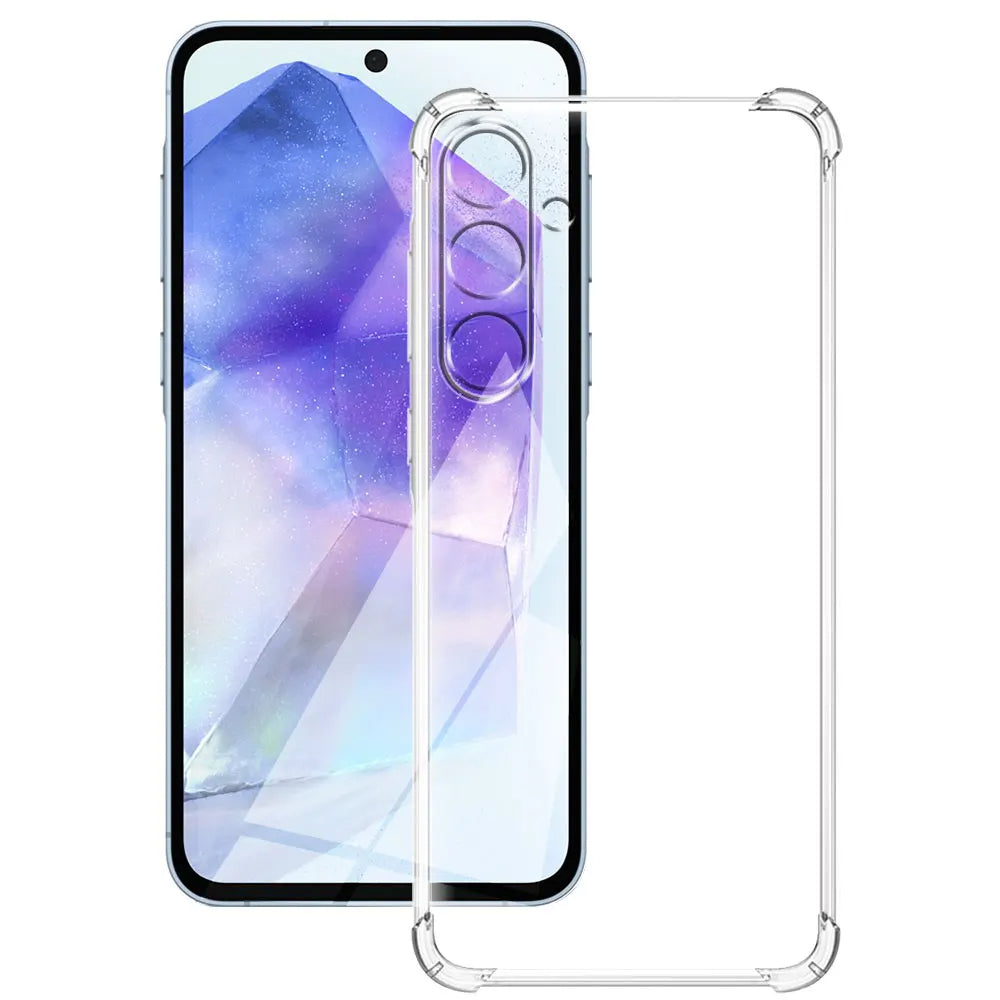 Custodia per Samsung Galaxy M15, Techsuit, Shockproof Clear, Trasparente