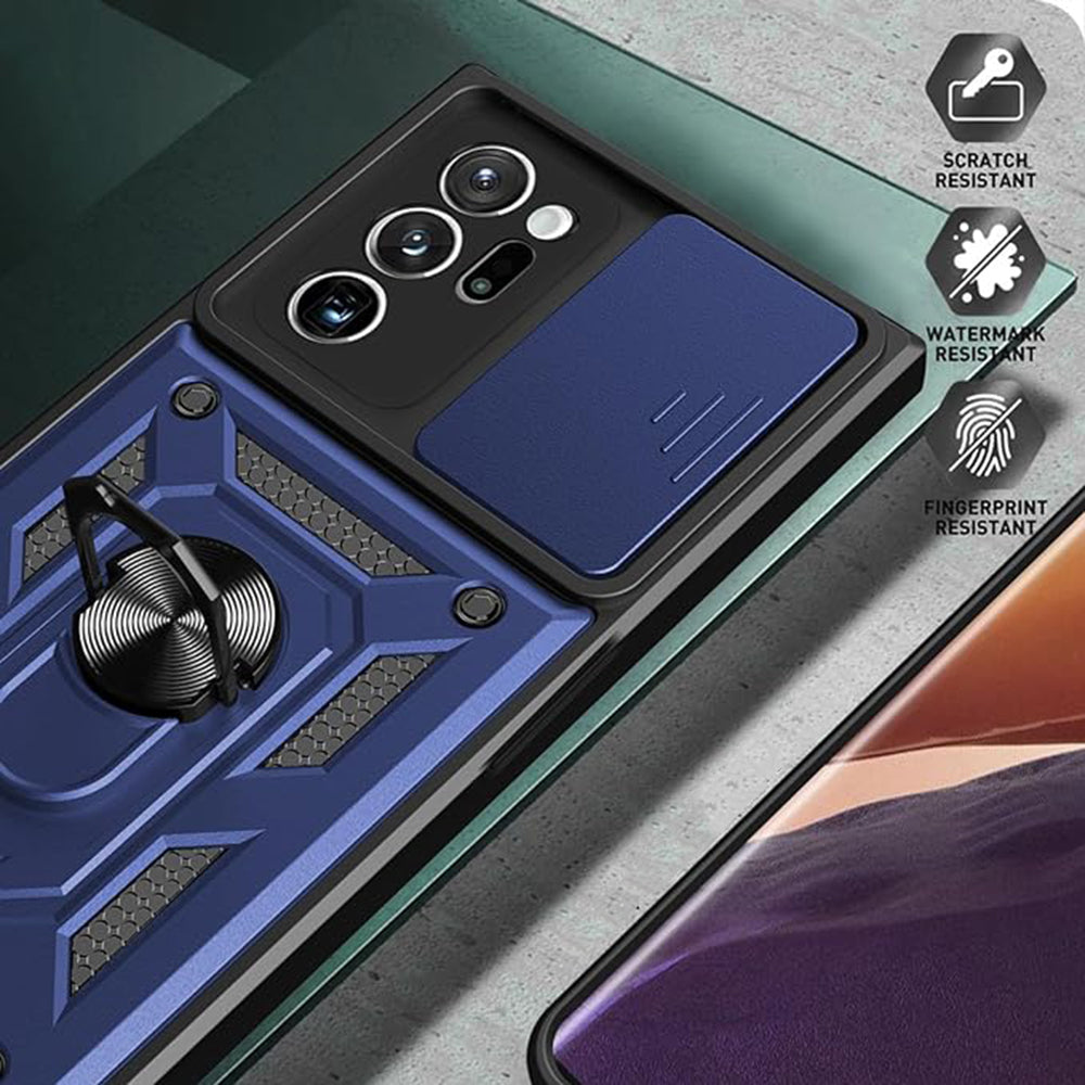 Custodia per Samsung Galaxy Note 20 5G N981 / Note 20 N980, Techsuit, CamShield, Nera