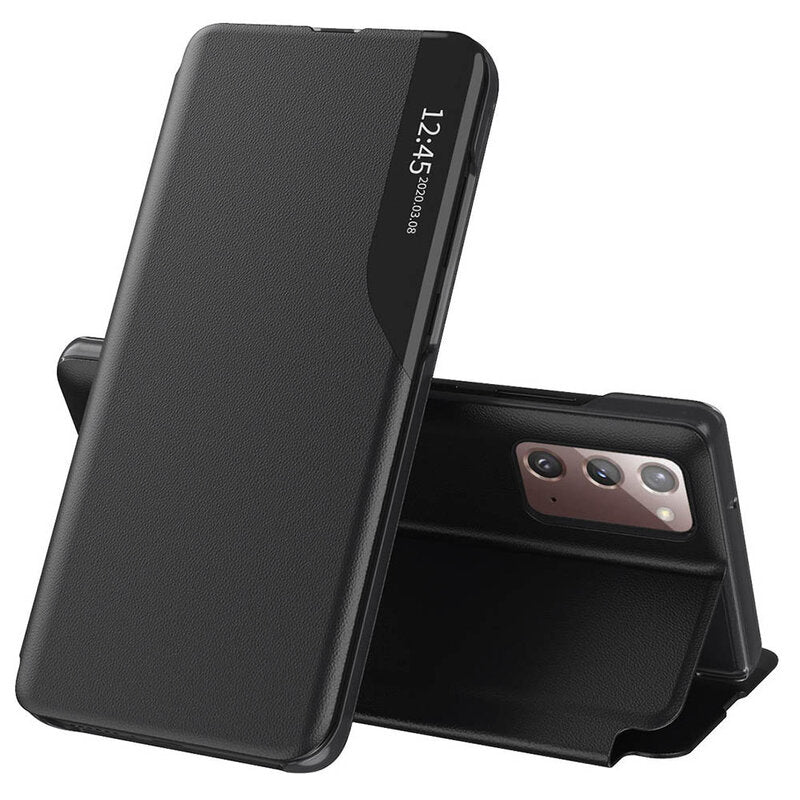 Custodia per Samsung Galaxy Note 20 5G N981 / Note 20 N980, Techsuit, eFold, Nera