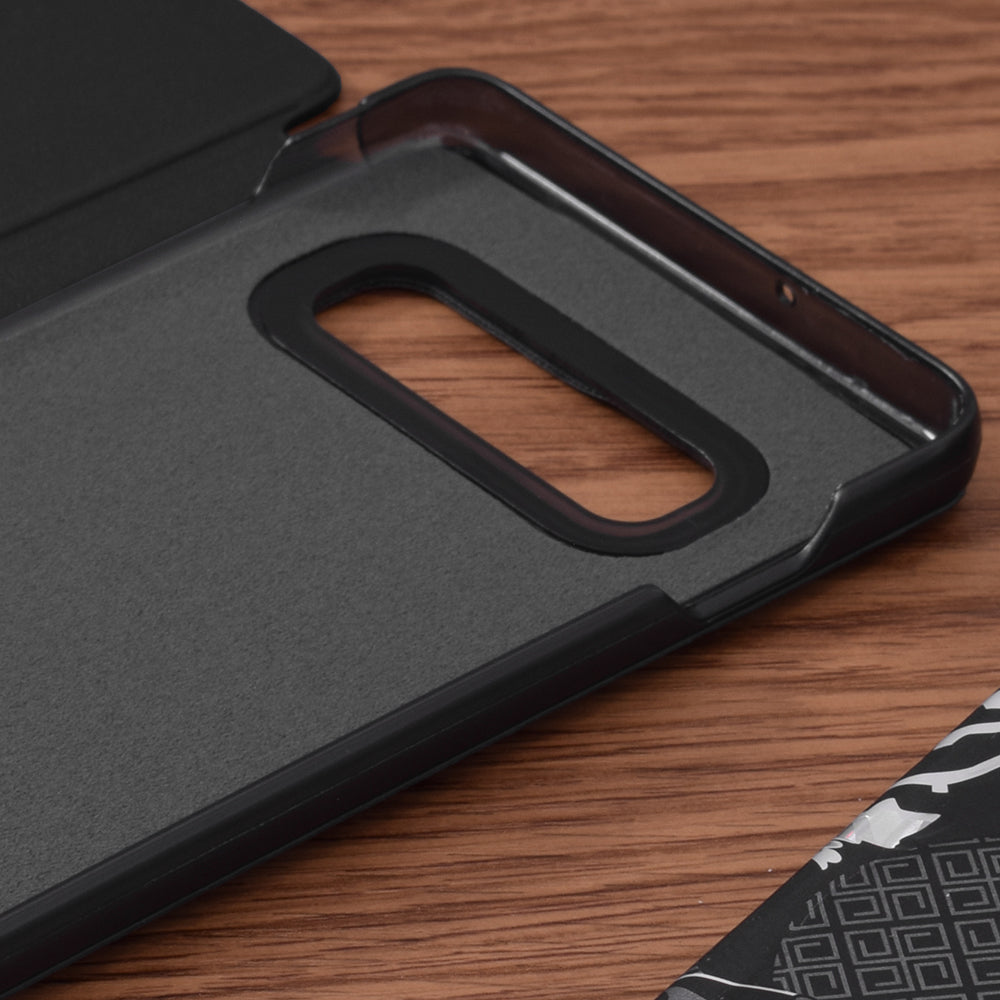 Custodia per Samsung Galaxy S10+ G975, Techsuit, eFold, Nera