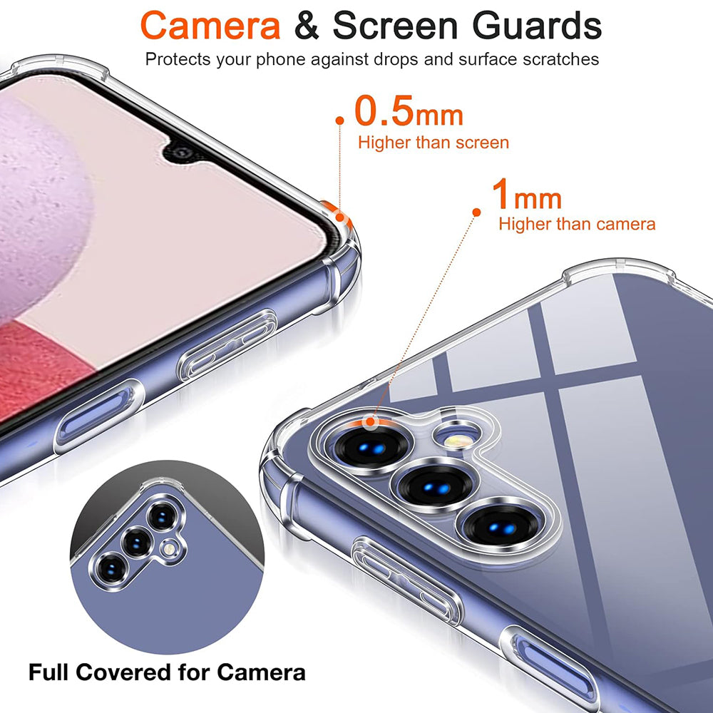 Custodia per Samsung Galaxy S10+ G975, Techsuit, Shockproof Clear, Trasparente