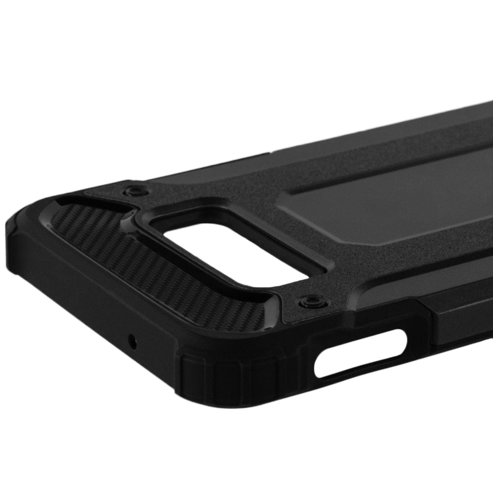 Custodia per Samsung Galaxy S10e G970, Techsuit, Hybrid Armor, Nera