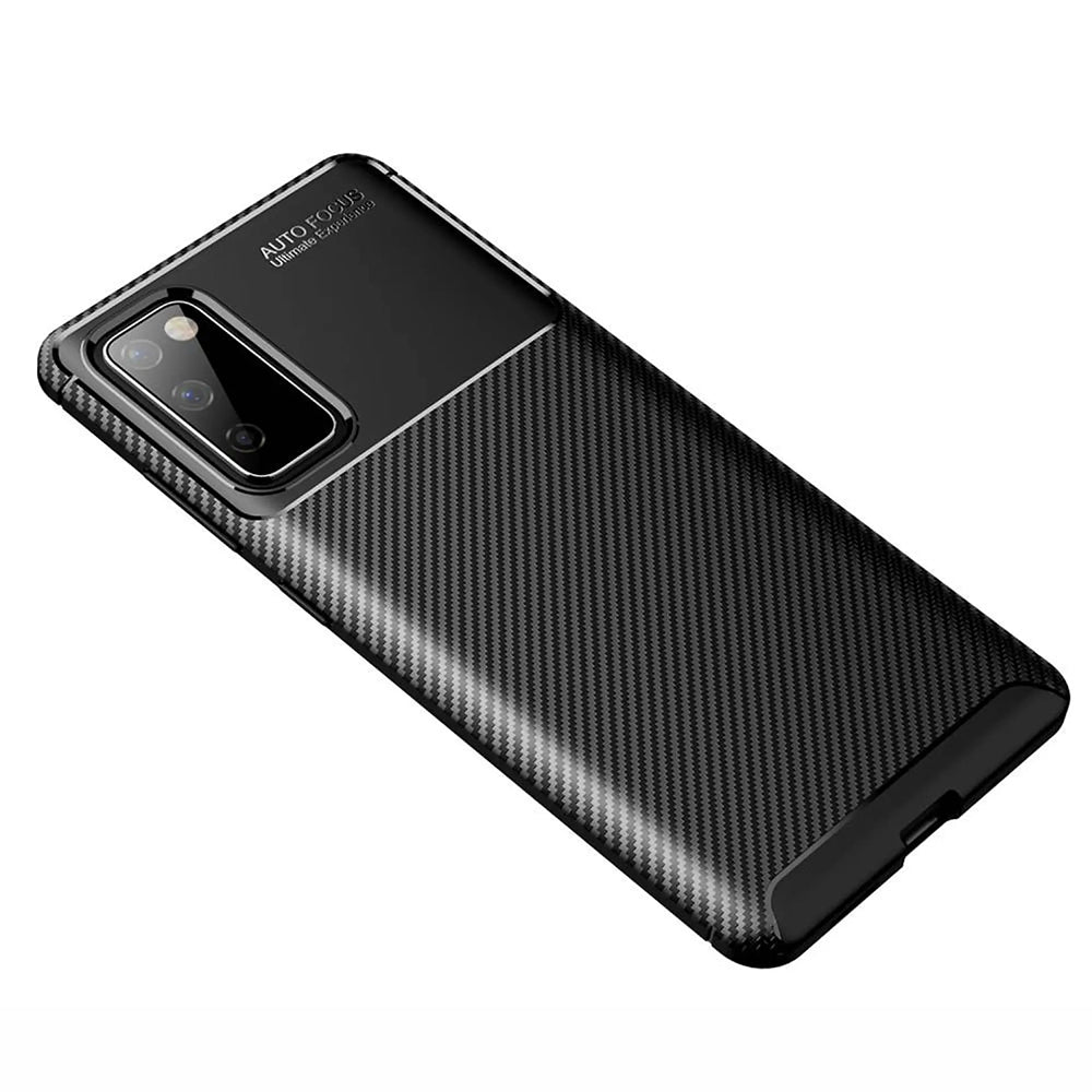 Custodia per Samsung Galaxy S20 FE 2022 G781 / S20 FE 5G G781 / S20 FE G780, Techsuit, CarbonFiber, Nera