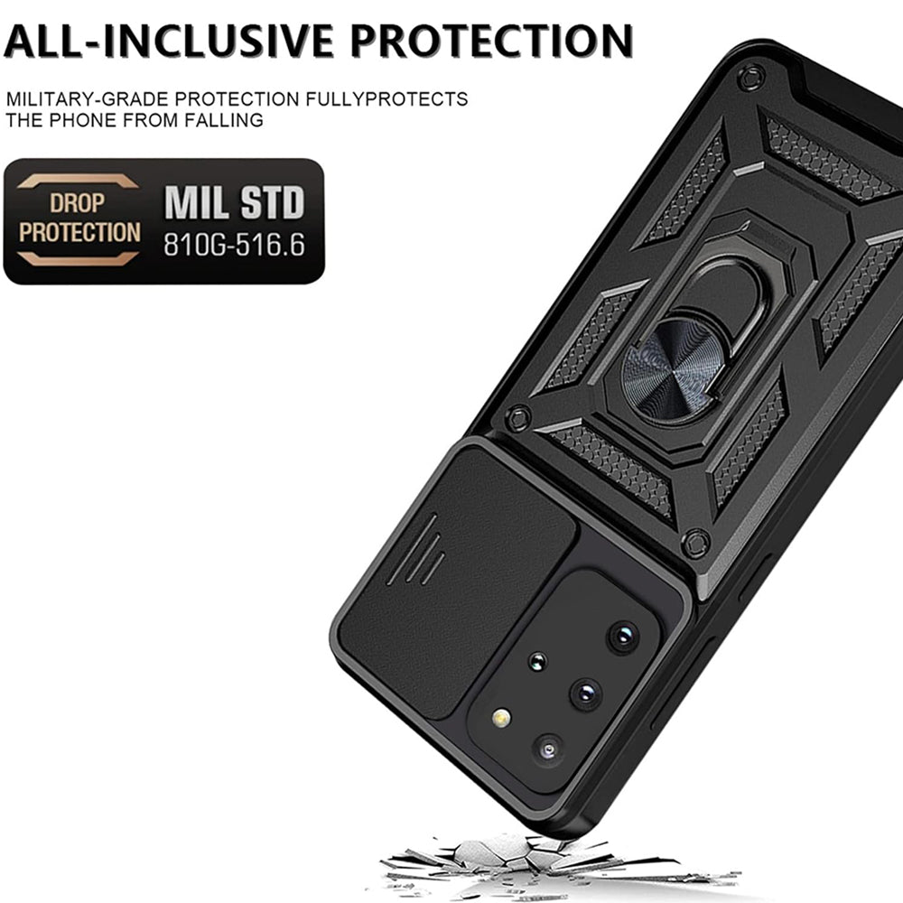 Custodia per Samsung Galaxy S20+ 5G G986 / S20+ G985, Techsuit, CamShield, Nera