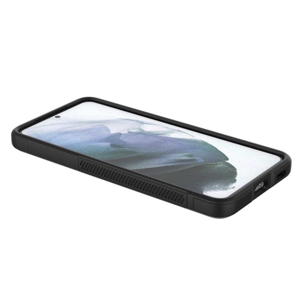 Custodia per Samsung Galaxy S21 5G G991, Techsuit, Magic Shield, Nera