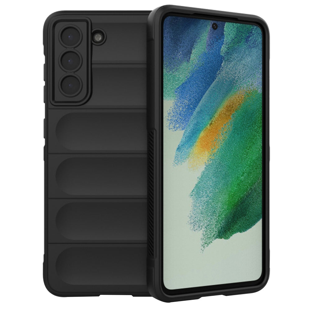 Custodia per Samsung Galaxy S21 FE 5G G990, Techsuit, Magic Shield, Nera