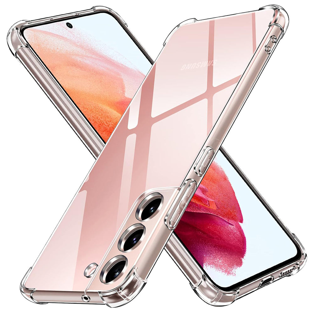 Custodia per Samsung Galaxy S22 5G S901, Techsuit, Shockproof Clear, Trasparente