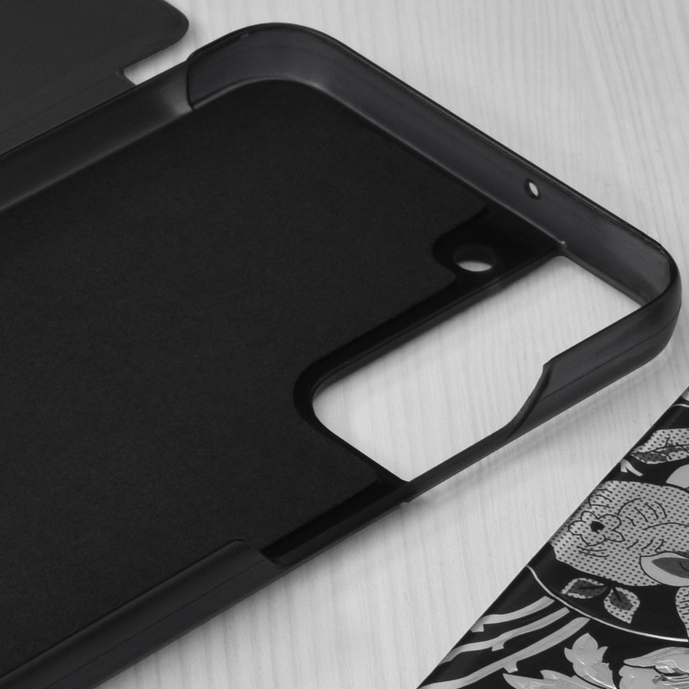 Custodia per Samsung Galaxy S22+ 5G S906, Techsuit, eFold, Nera